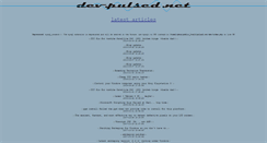 Desktop Screenshot of dev.pulsed.net